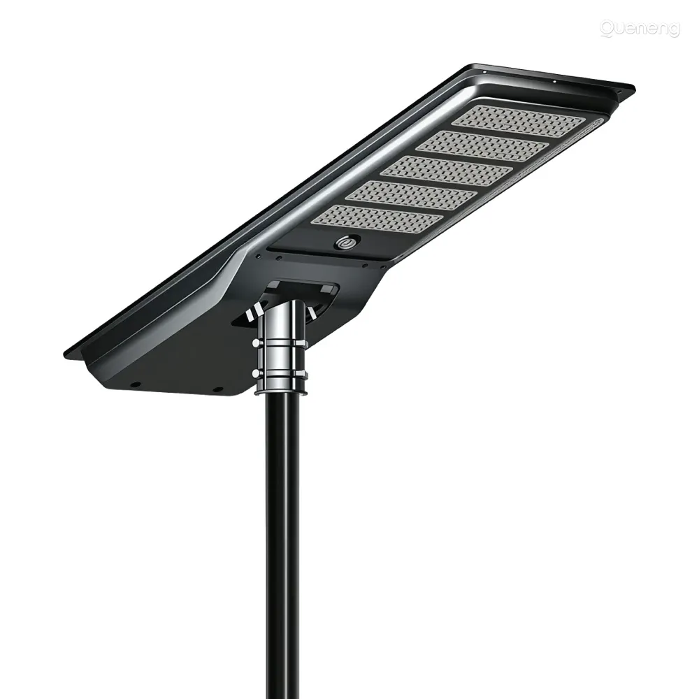 12m 135W all-in-one solar powered street light QN-YD1135 for infrastructure lighting