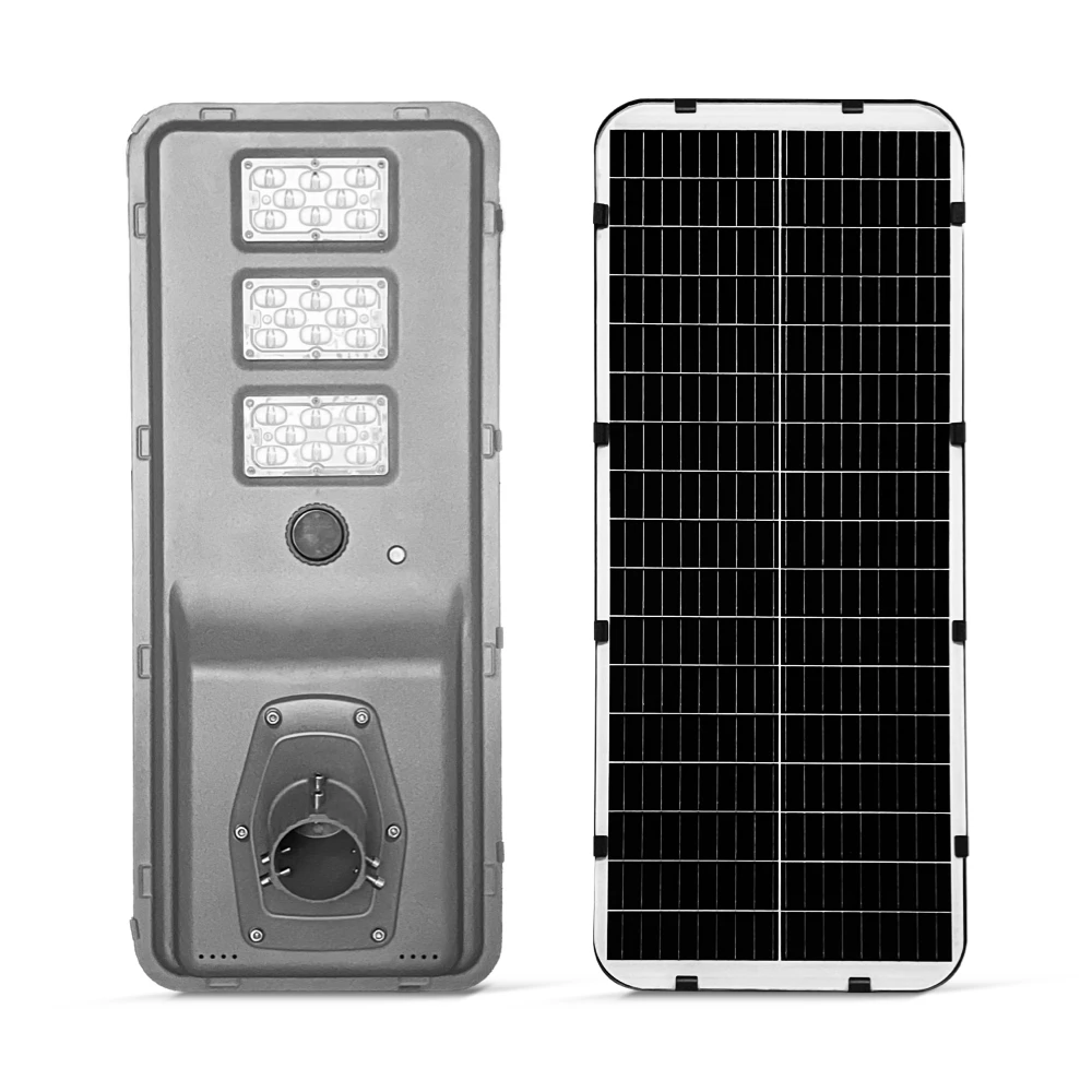 4m 5V 65W Monocrystalline integrated solar street lamp QN-LX165S for village roads