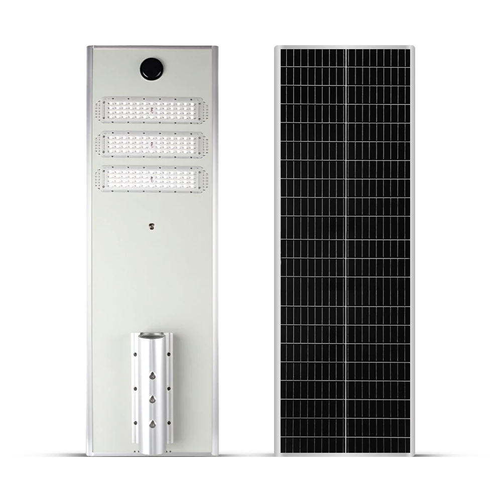 4m all in one solar street light QN-YW160 for public road lighting
