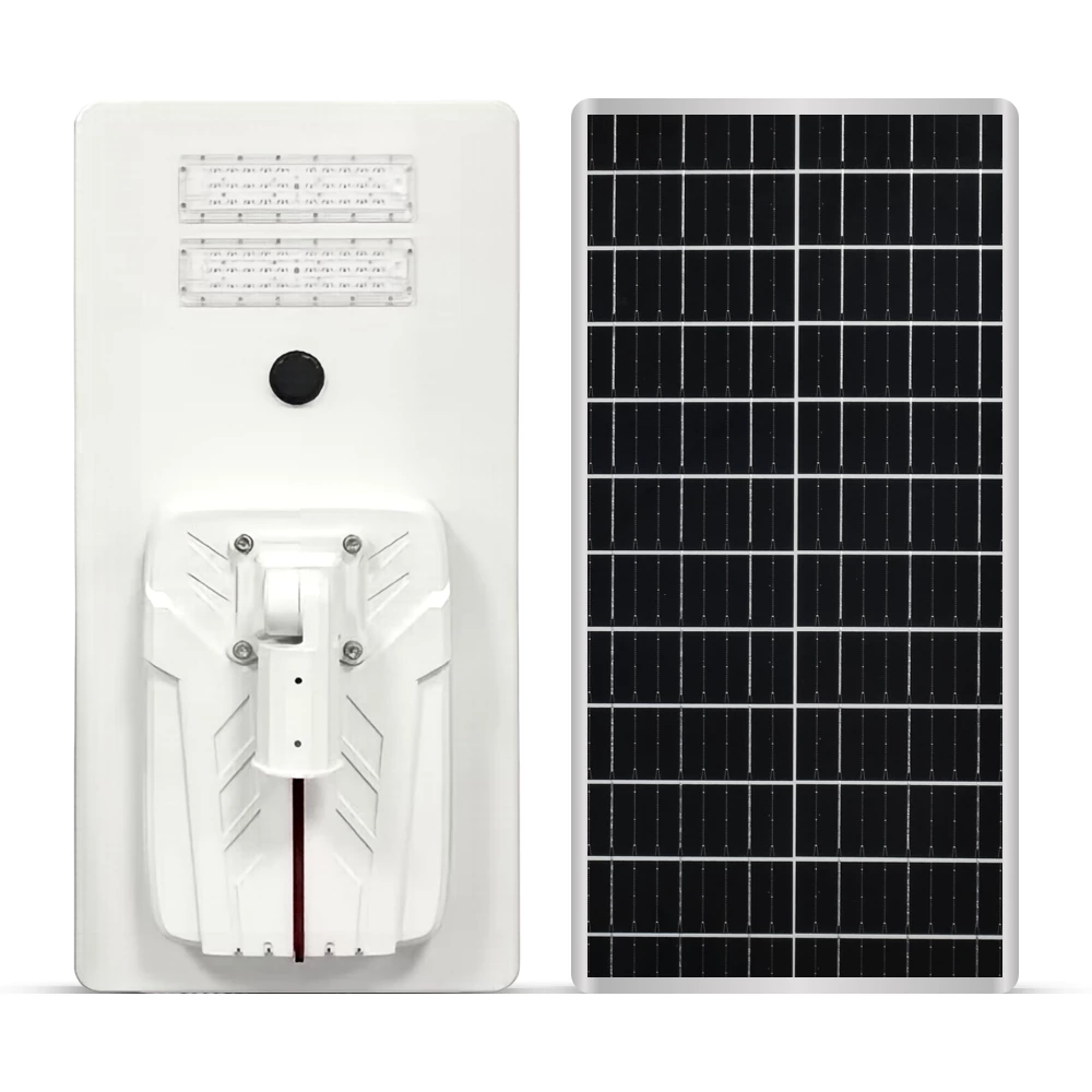 6m 80W integrated solar street light QN-JH180 for outdoor lighting