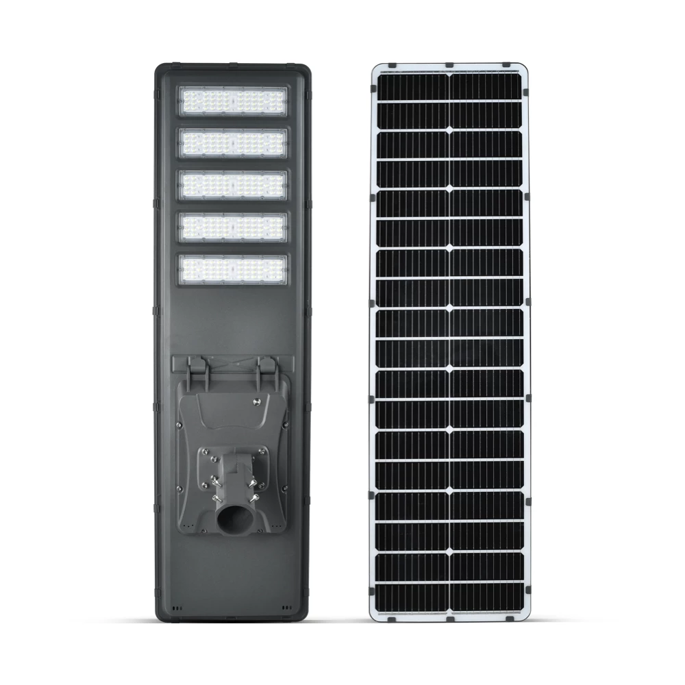 8m 100W integrated solar powered street light QN-CY2100 for road infrastructure