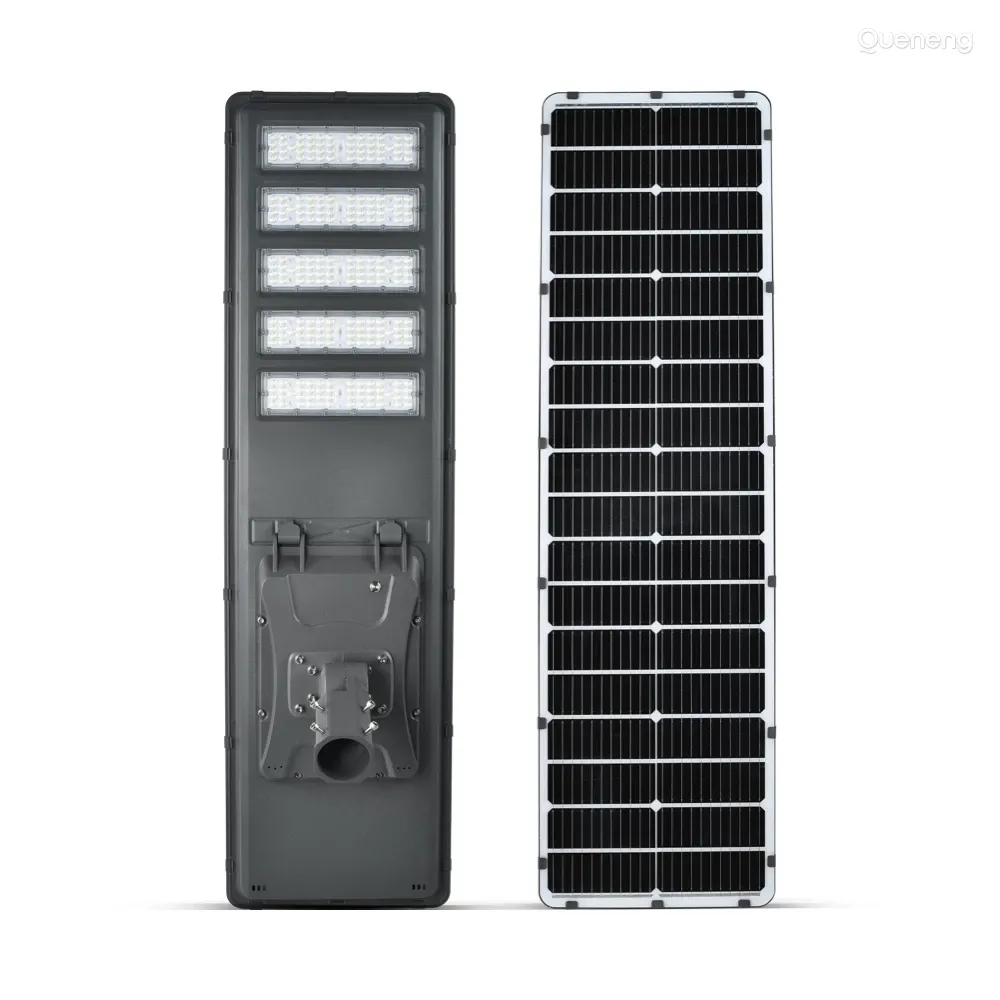 8m 100W integrated solar powered street light QN-CY2100 for road infrastructure