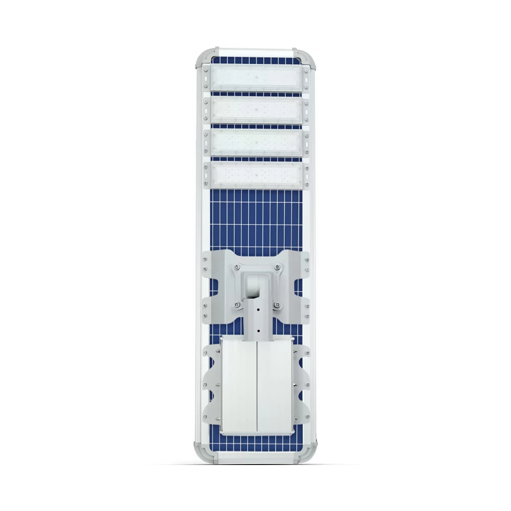 8m 50W all-in-one solar powered street lamp QN-JP1100 for road projects
