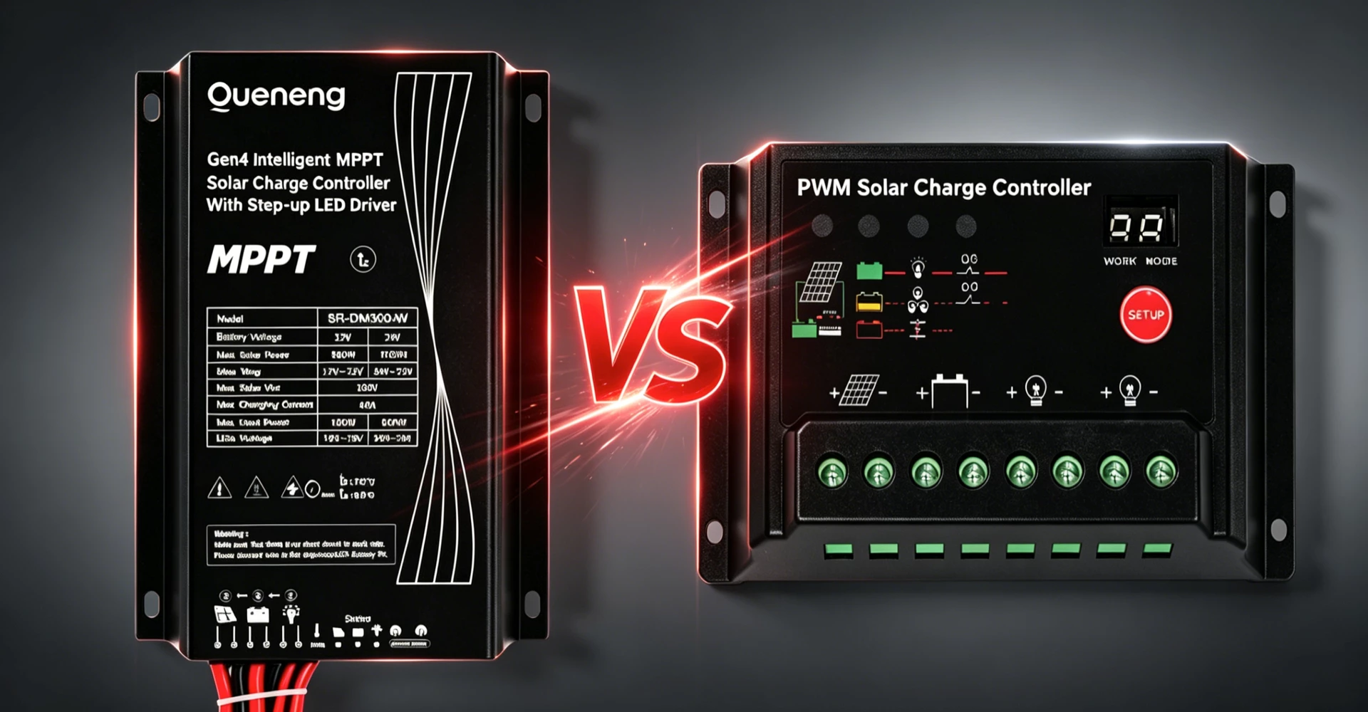 Advanced MPPT Controller VS PWM technology for Solar Street Lighting