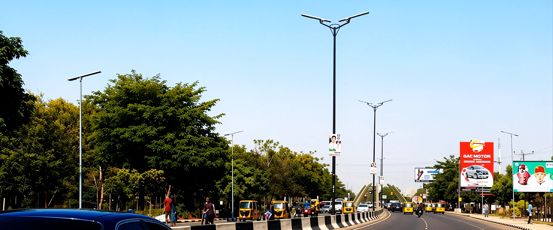 Commercial Solar Street Lights for Urban and Suburban Road Projects