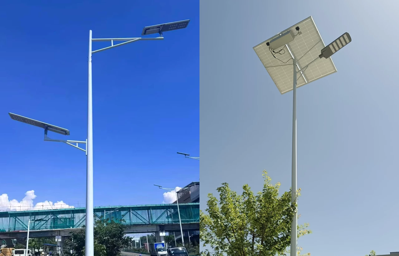 Comparison between all in one solar street light and split solar street light systems