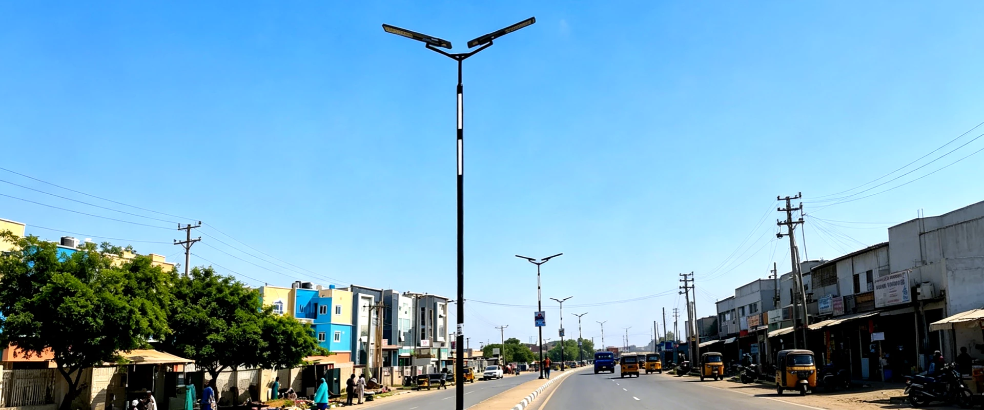 Cost Effective Solar Lighting Solution for Residential Roads