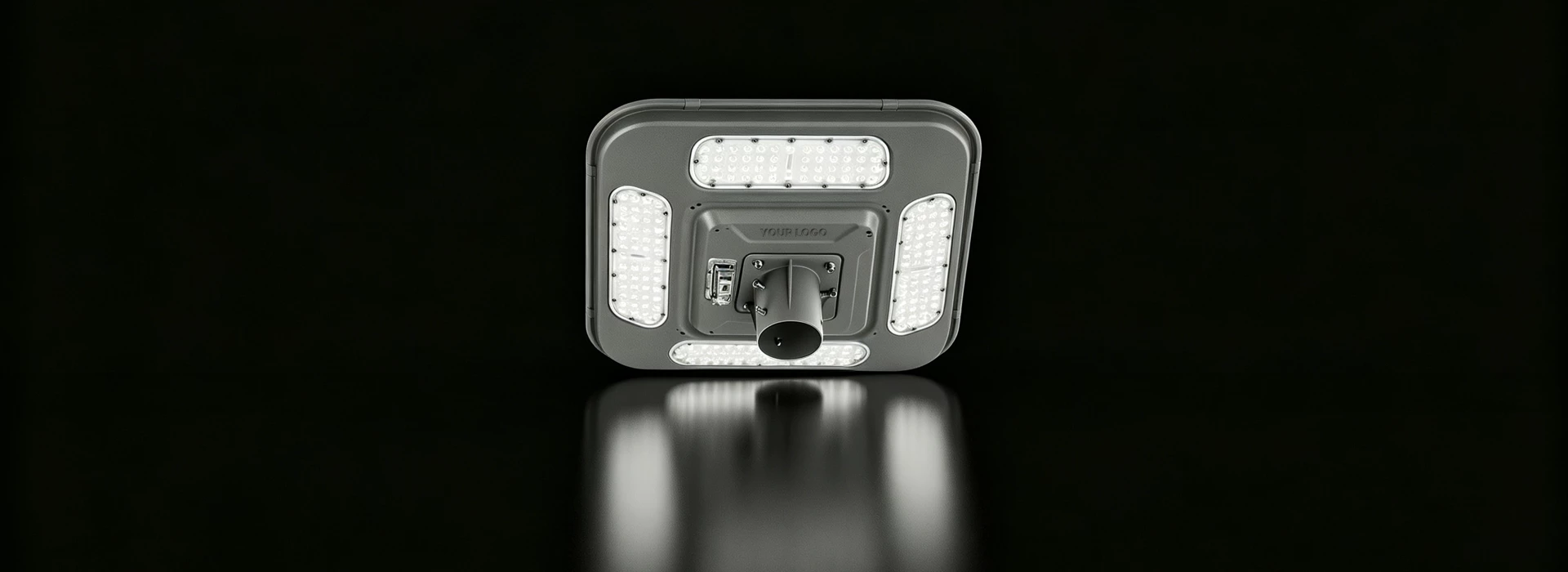 Custom branded solar street light packaging