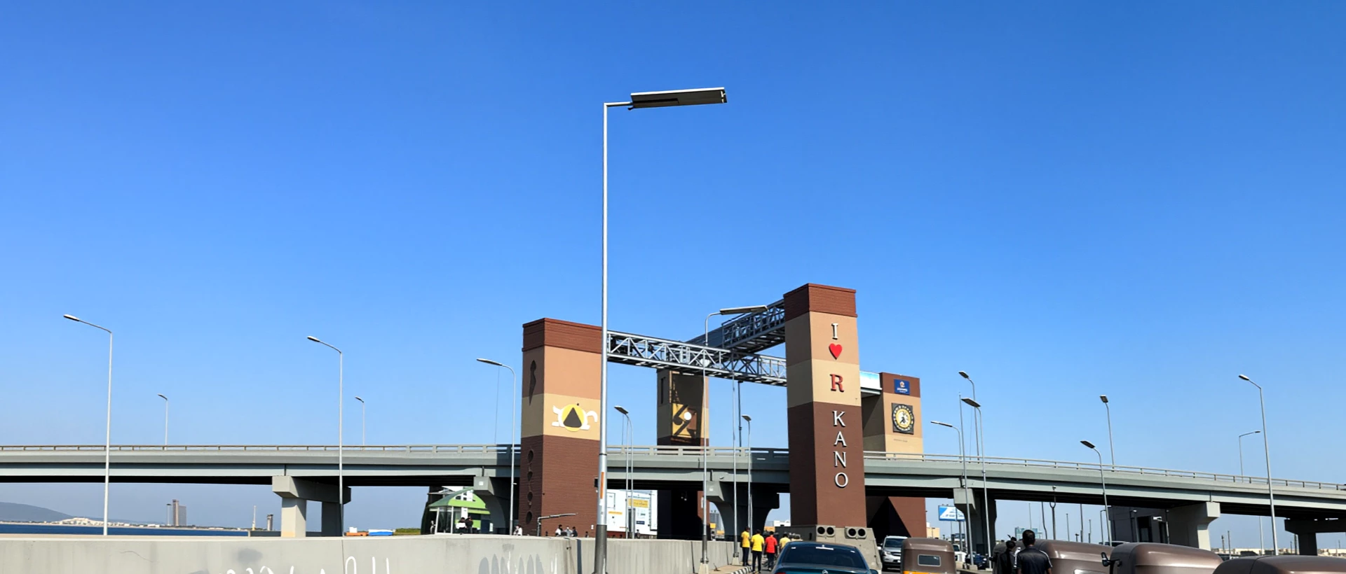 Different solar street lighting solutions designed for diverse African climates and road classifications
