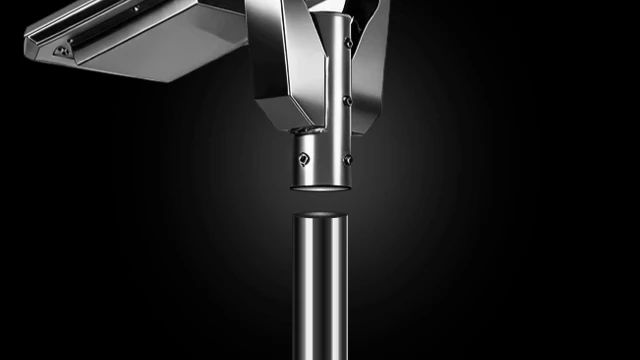 Easy installation process of integrated solar street light with compact all in one structure