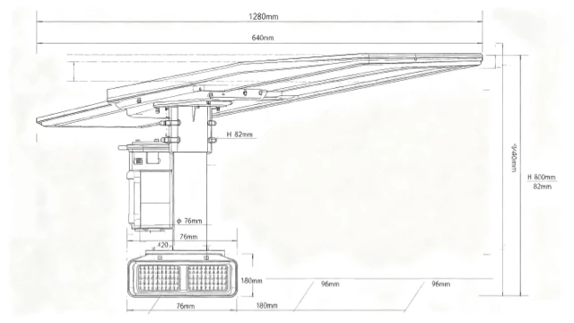 Engineering development of solar street lighting system configurations