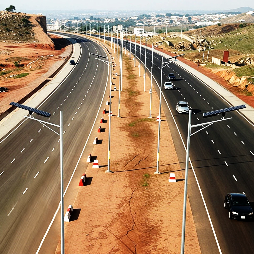 High Power Solar Street Lights Improving Highway Safety and Visibility