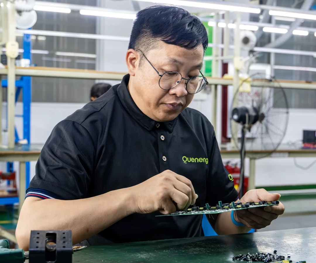 Incoming material inspection for solar street light components