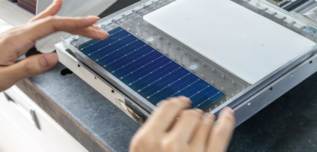 Inspection of solar street light system components before assembly