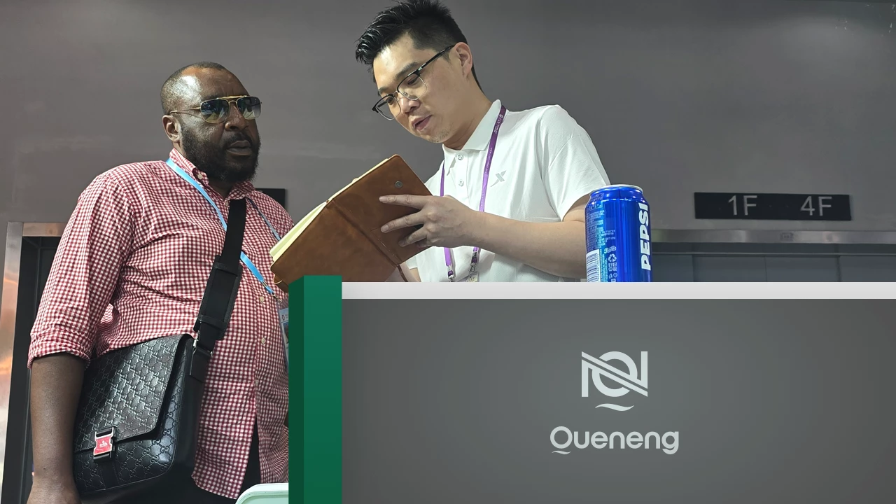 International customers visiting Queneng factory