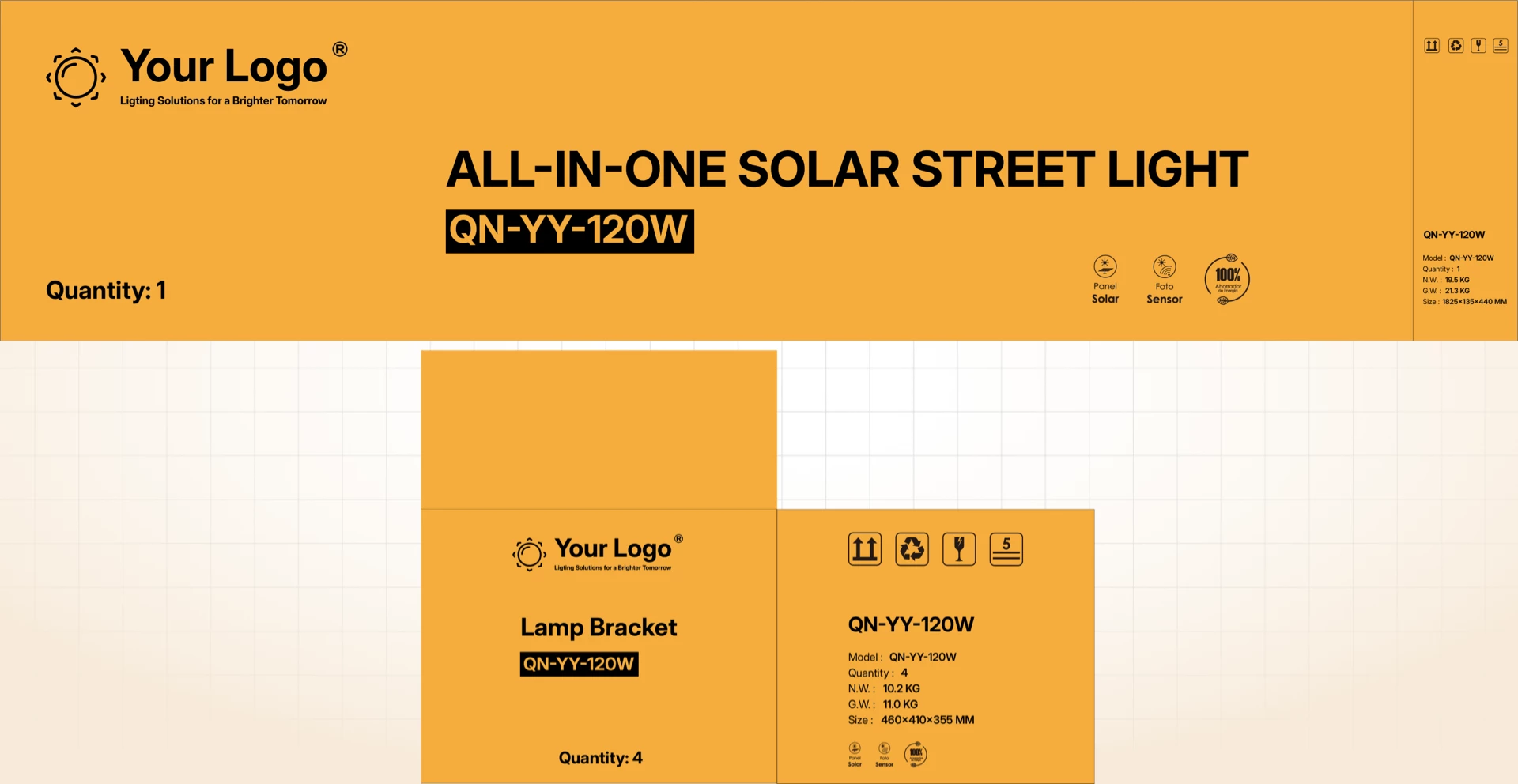 Luyan solar street light loading process for international delivery