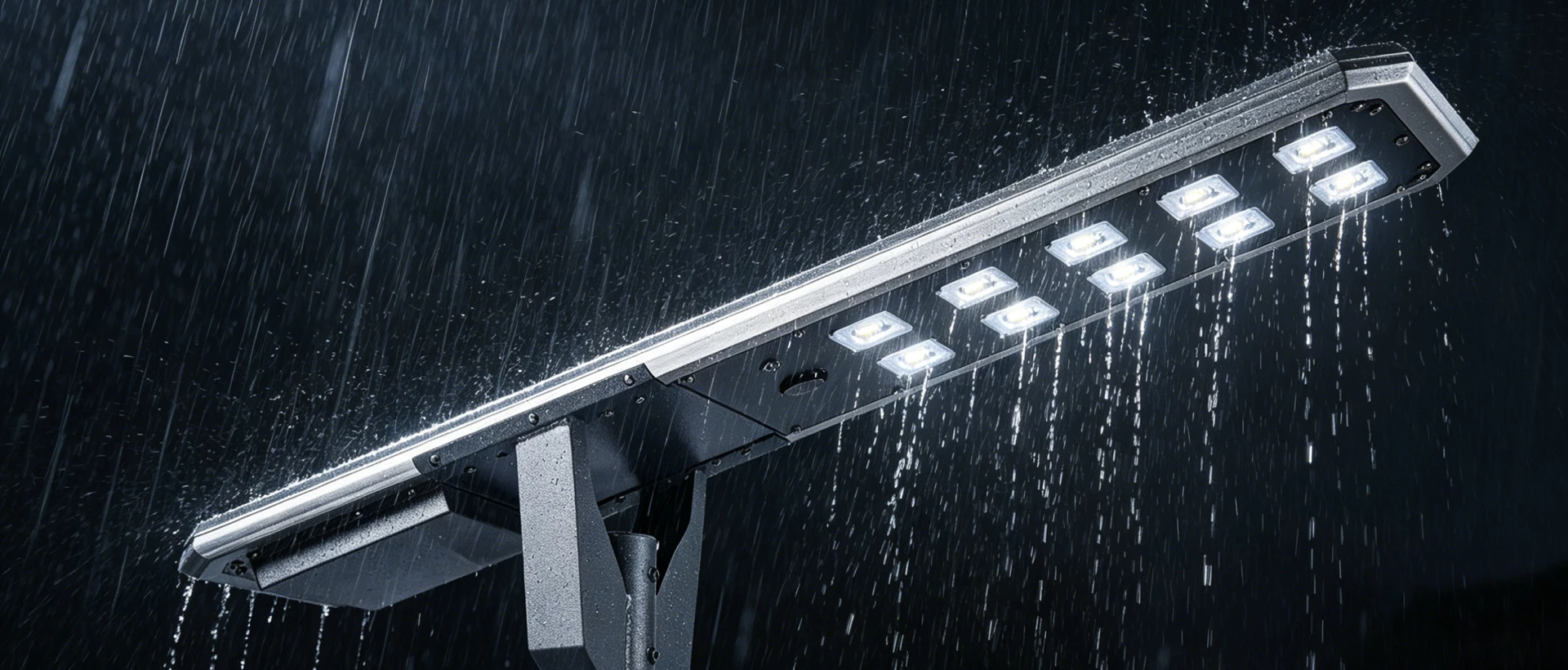 QN-YY 60W Solar street light waterproof testing process