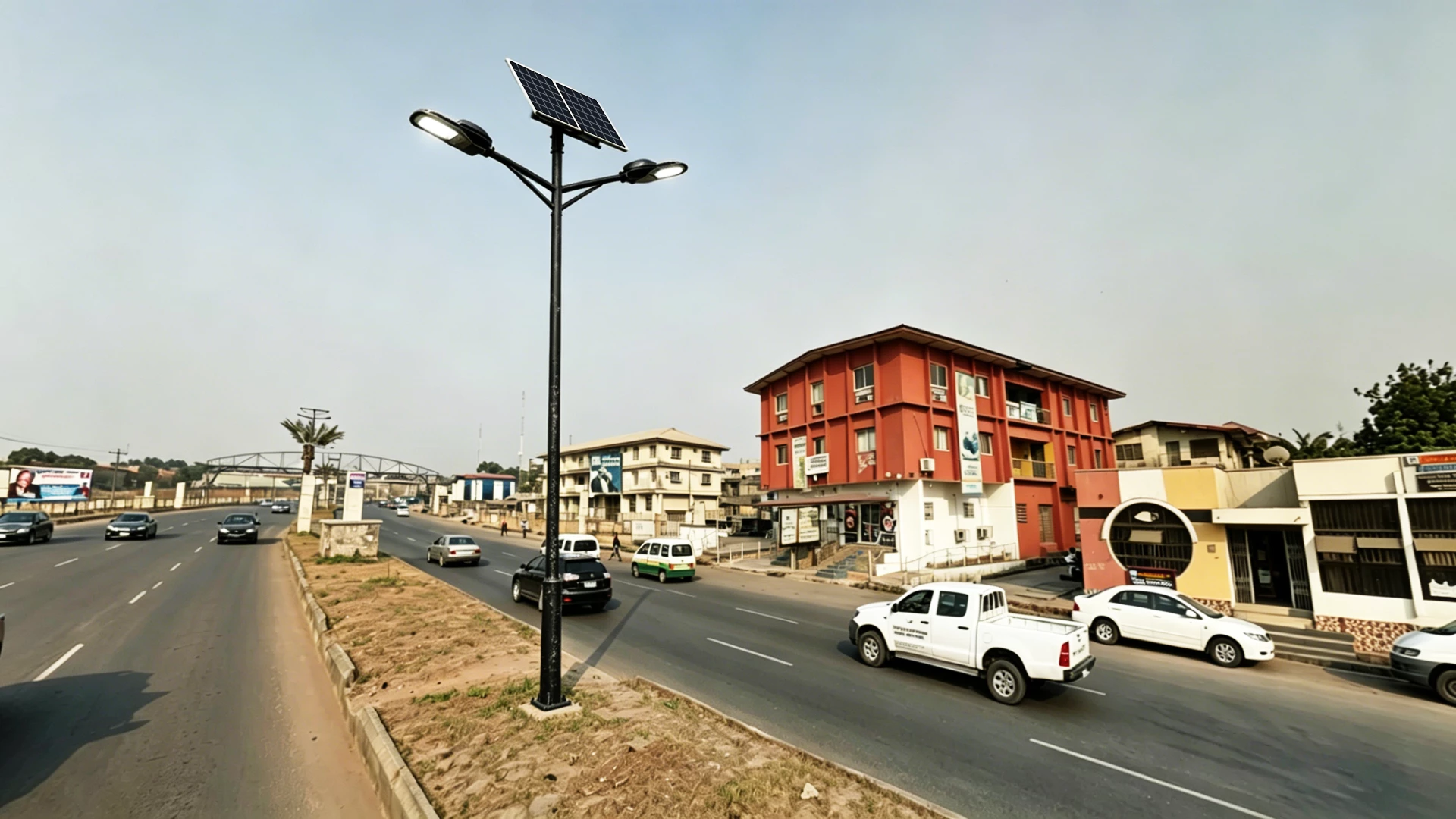 Owerri Nigeria main road solar street light installation project Owerri Nigeria main road solar street light installation project