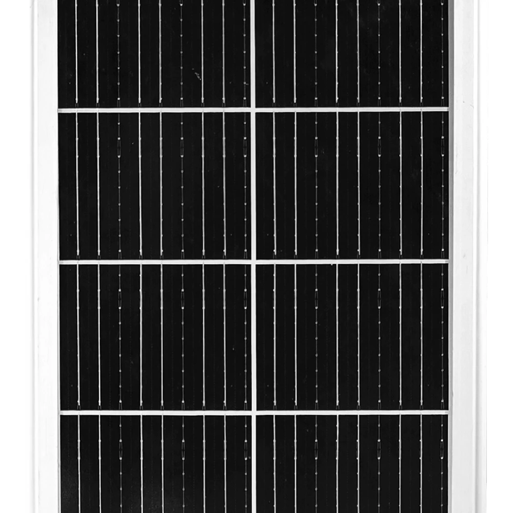 Monocrystalline solar panel for high efficiency solar street light