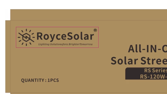 OEM packaging for solar street lighting products