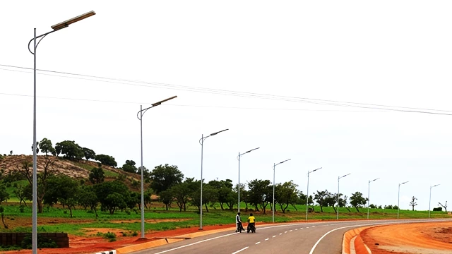 Off grid solar street lighting for rural communities in Africa