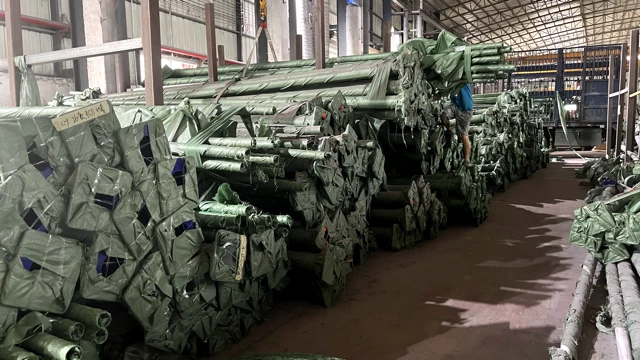 Poles Packaging and warehousing area