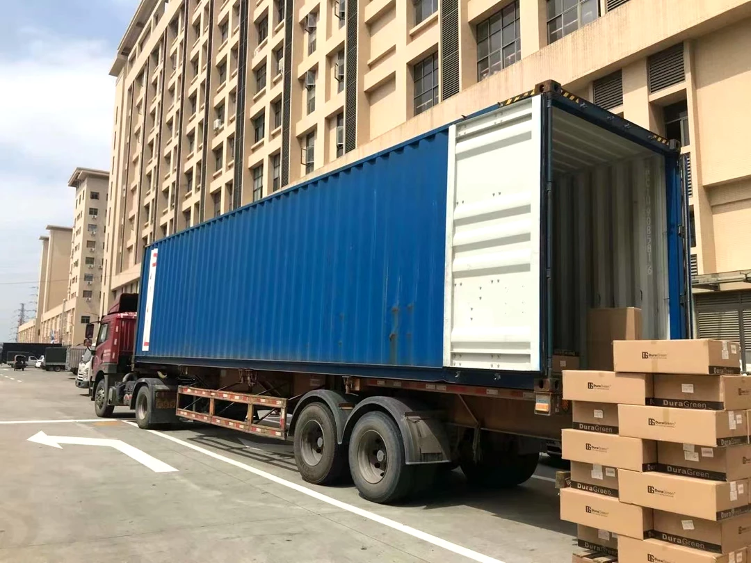 Professional container loading of solar street lighting systems for international export