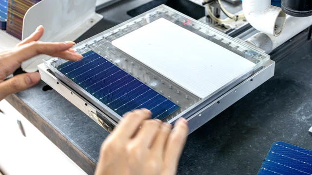 solar panel frame assembly workshop