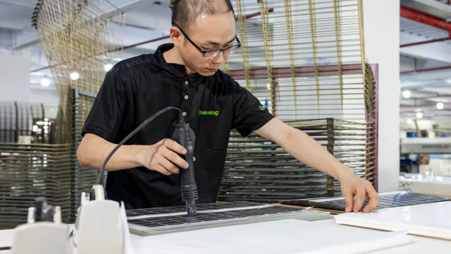 solar panel junction box installation process