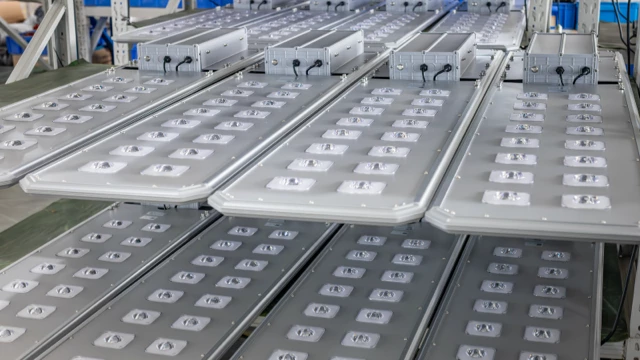 Solar street light aging test for long term performance verification Environmental Testing