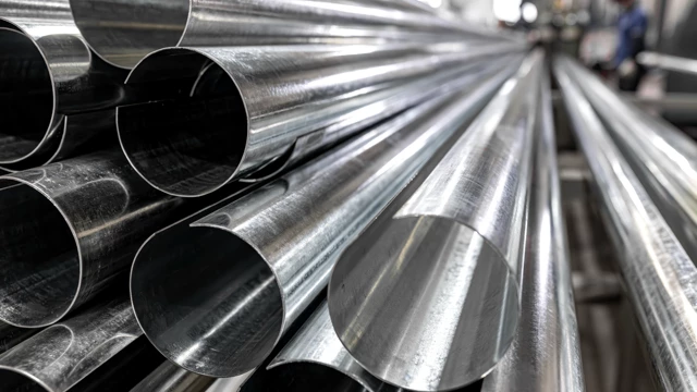 solar street light pole Raw steel processing