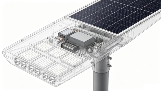 Structural design for custom solar street lighting products